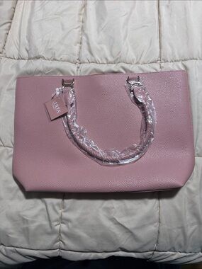Ulta Beauty Blush Pink Pebbled Tote with Dual Handles